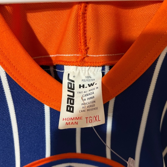 1998 vintage game weight Tulsa Oilers jersey made by Bauer - Picture 2 of 2